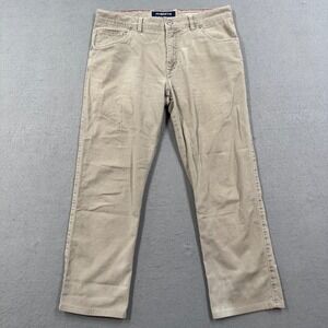 Alberto Pants Men's 33x34 Stone Gray Modern Fit Straight Leg Hunting fits 33x26
